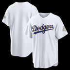 Los Angeles Dodgers White 2026 Gold Collection Stadium Baseball Jersey
