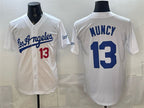 Los Angeles Dodgers #13 Max Muncy White Alternate Stadium Stitched Baseball Jersey