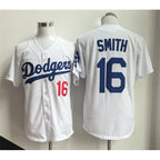 Los Angeles Dodgers #16 Will Smith White Home Limited Stitched Baseball Jersey