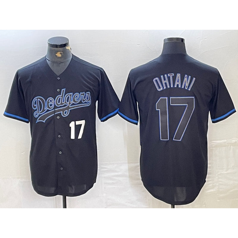 Los Angeles Dodgers #17 Joe Kelly Number Lights Out Black Fashion Stitched Cool Baseball Jersey
