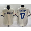 Los Angeles Dodgers #17 Shohei Ohtani Cream 2024 City Connect Limited Stitched Baseball Jersey