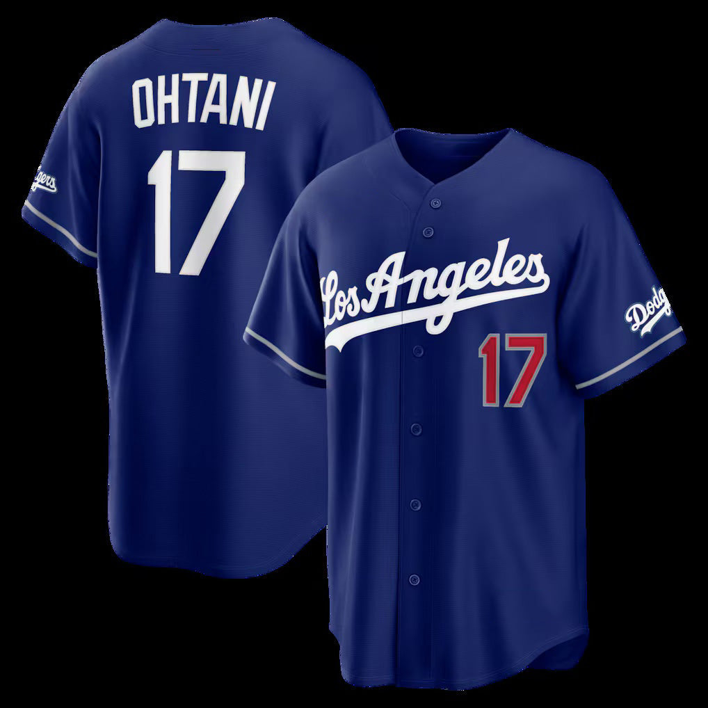 Los Angeles Dodgers #17 Shohei Ohtani Royal Alternate Stadium Baseball Jersey