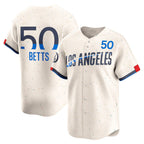 Los Angeles Dodgers #50 Mookie Betts Cream City Connect Limited Player Baseball jersey