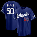 Los Angeles Dodgers #50 Mookie Betts Royal Alternate Stadium Baseball Jersey
