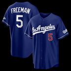 Los Angeles Dodgers #5 Freddie Freeman Royal Alternate Stadium Baseball Jersey