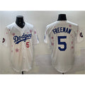 Los Angeles Dodgers #5 Freddie Freeman White 2025 Tokyo Series Limited Stitched Baseball Jersey