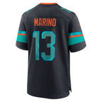 M.Dolphins #13 Dan Marino 2025 Rivalries Collection Retired Player Game Jersey - Pitch Blue