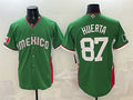 Mexico Baseball #87 Jesus Huerta Green 2026 World Baseball Classic Stadium Stitched Jersey