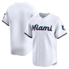 Miami Marlins White Home Limited Baseball Jersey