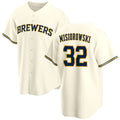 Milwaukee Brewers #32 Jacob Misiorowski Cream 2025 Stitched Baseball Jersey