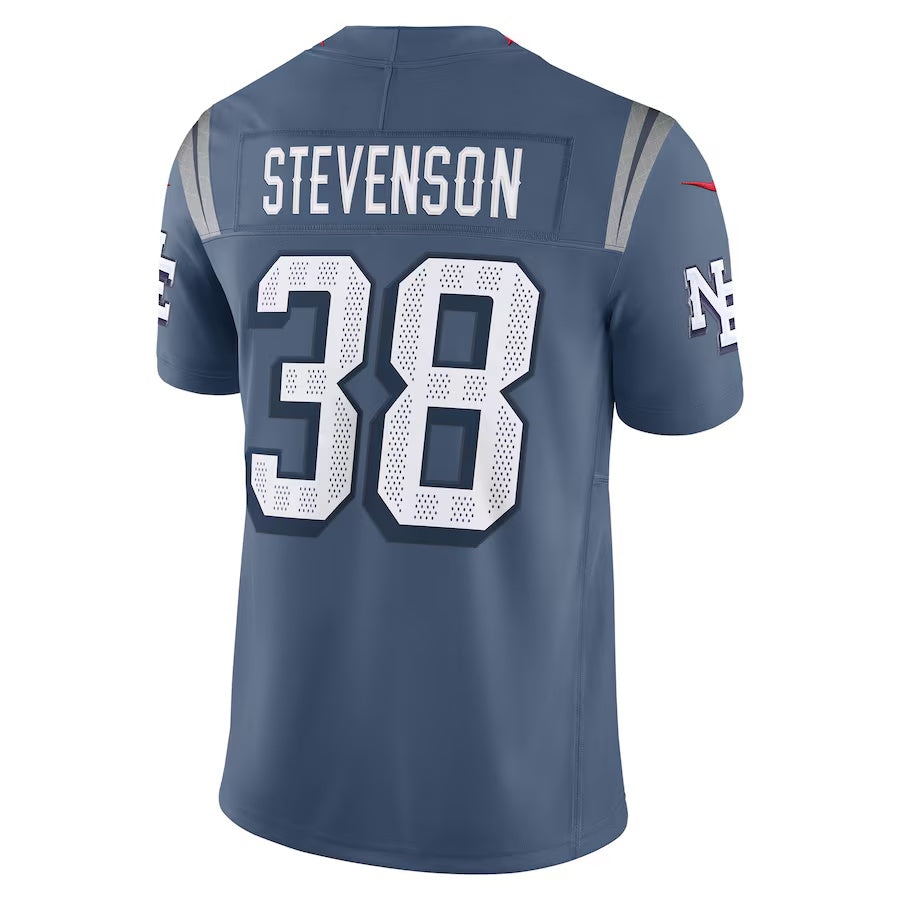 NE.Patriots #38 Rhamondre Stevenson 2025 Rivalries Collection Limited Jersey - Storm Blue