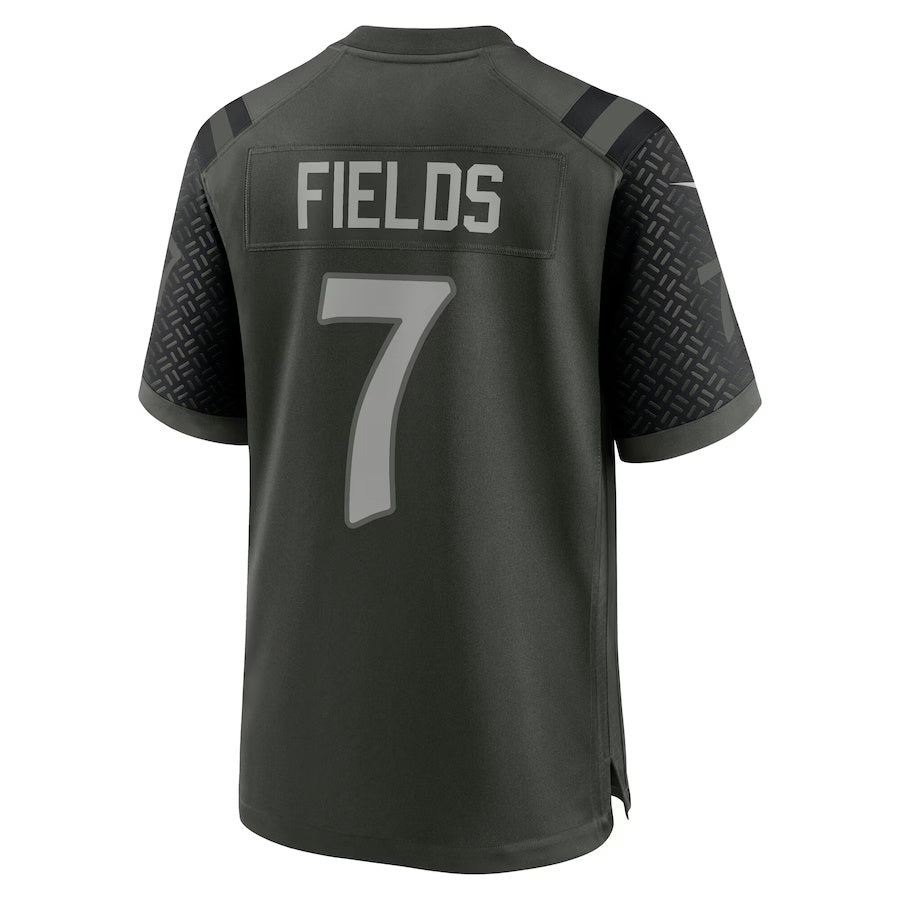 NY.Jets #7 Justin Fields 2025 Rivalries Collection Game Jersey - Gotham Green