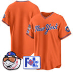 New York Mets Blank Orange 2025 Spring Training Stitched Baseball Jersey