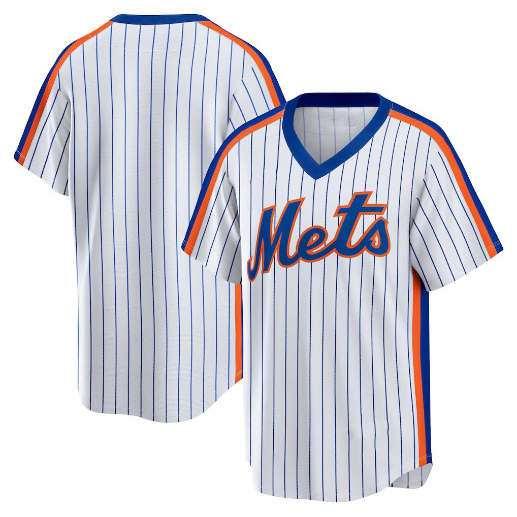 New York Mets White Home Cooperstown Collection Team Baseball Jersey