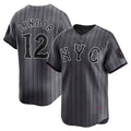 New York Mets #12 Francisco Lindor Gray City Connect Limited Player Baseball jersey