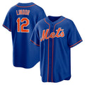 New York Mets #12 Francisco Lindor Royal Big & Tall Alternate Replica Player Baseball Jersey