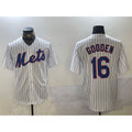 New York Mets #16 Dwight Gooden White Cool Base Stitched Baseball Jersey