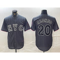 New York Mets #20 Pete Alonso Grey 2024 City Connect Cool Base Stitched Baseball Jersey