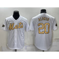 New York Mets #20 Pete Alonso White 2022 All Star Stitched Cool Baseball Jersey