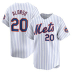 New York Mets #20 Pete Alonso White Home Limited Player Baseball Jersey