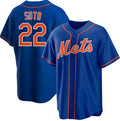 New York Mets #22 Juan Soto Royal 2024 Cool Base Limited Stitched Baseball Jersey