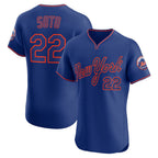 New York Mets #22 Juan Soto Royal Alternate 2 Elite Baseball Jersey