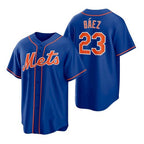 New York Mets #23 Javier Baez Royal Replica Alternate Baseball Jersey