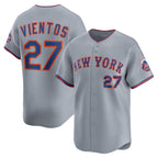 New York Mets #27 Mark Vientos Gray All-Star Limited Baseball Jersey