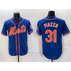 New York Mets #31 Mike Piazza Blue Cool Base Stitched Baseball Jersey