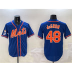 New York Mets #48 Jacob DeGrom Royal 2025 Spring Training Cool Base Stitched Baseball Jersey