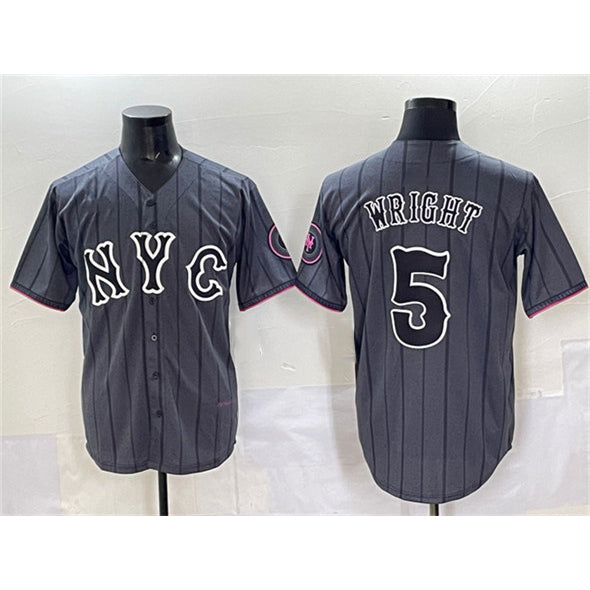New York Mets #5 David Wright Navy City Connect Stitched Baseball jersey