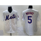New York Mets #5 David Wright White Stitched Baseball jersey