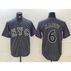 New York Mets #6 Starling Marte Gray 2024 City Connect Cool Base Stitched Baseball jersey