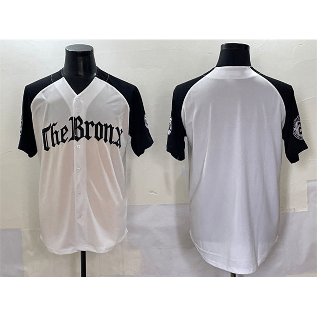 New York Yankees Blank White Black 'Gothic Legacy Edition' Vapor Premier Limited Stitched Baseball Jersey