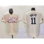 New York Yankees #11 Anthony Volpe Cream Limited Stitched Baseball Jersey
