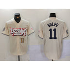 New York Yankees #11 Anthony Volpe Cream Limited Stitched Baseball Jerseys