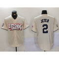 New York Yankees #2 Derek Jeter Cream Limited Stitched Baseball Jersey