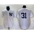 New York Yankees #31 Ichiro Suzuki White Cool Base Limited Stitched Baseball Jersey