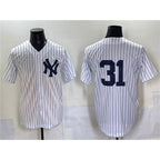 New York Yankees #31 Ichiro Suzuki White Cool Base Limited Stitched Baseball Jersey