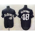 New York Yankees #48 Paul Goldschmidt Black 'Gothic Legacy Edition' Vapor Premier Limited Stitched Baseball Jersey