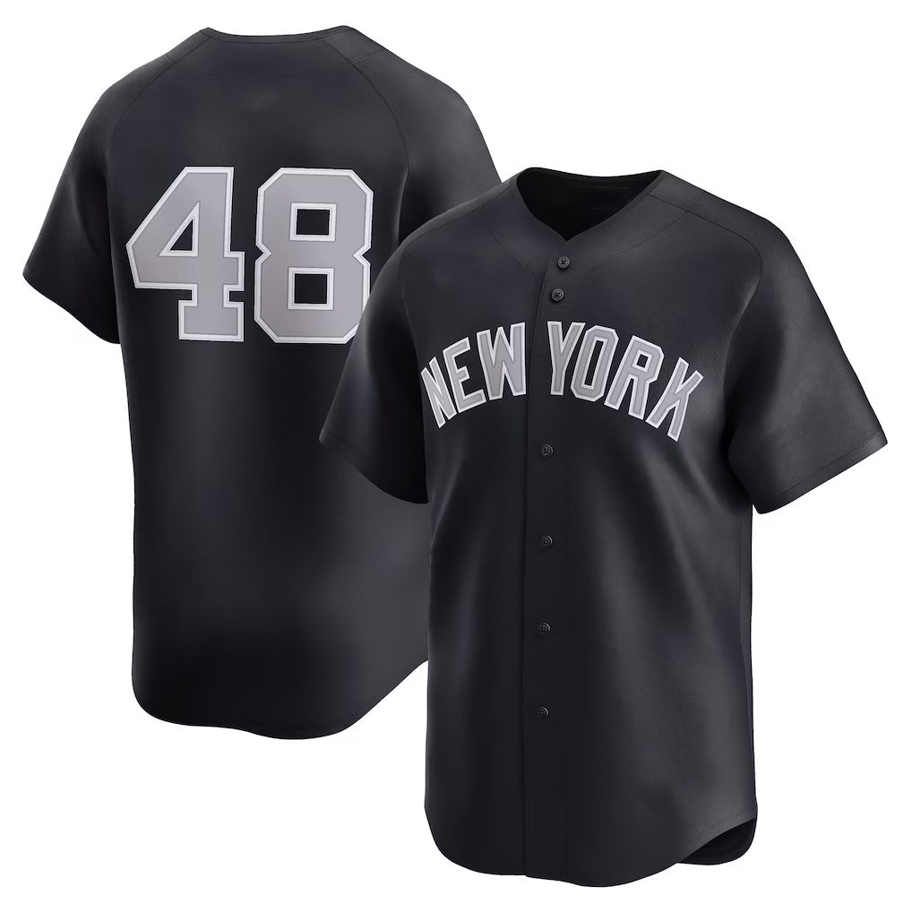 New York Yankees #48 Paul Goldschmidt Navy Alternate Limited Baseball Jersey