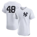 New York Yankees #48 Paul Goldschmidt White Home Elite Player Baseball Jersey