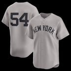 New York Yankees #54 Max Fried Gray Road Limited Player Baseball Jersey