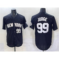 New York Yankees #99 Aaron Judge Black Limited Stitched Baseball Jersey
