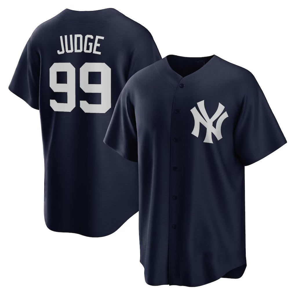 New York Yankees #99 Aaron Judge Navy 2020 Spring Training Replica Player Baseball Jersey