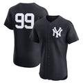 New York Yankees #99 Aaron Judge Navy Alternate 2 Elite Baseball Jersey
