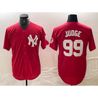 New York Yankees #99 Aaron Judge Red Fashion Cool Baseball Jersey