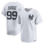 New York Yankees #99 Aaron Judge White Home Limited Player Baseball Jersey