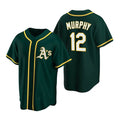 Oakland Athletics #12 Sean Murphy Green Cool Base Stitched Baseball Jersey