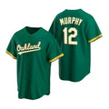 Oakland Athletics #12 Sean Murphy Green Cool Base Stitched Baseball Jersey